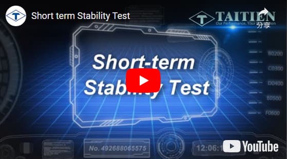 Short term Stability Test